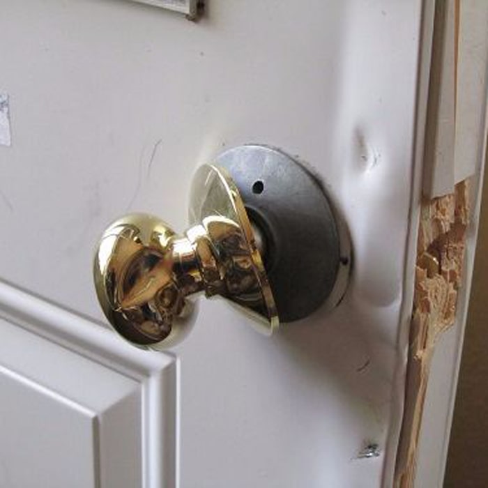 Home security to prevent lock break in