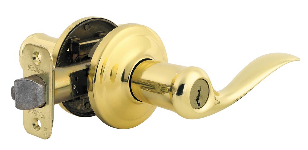 Lever handle types of door locks