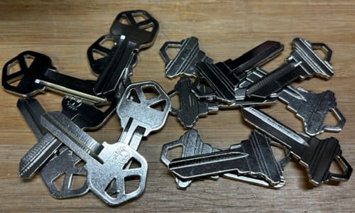 Key copying in Portland lock store