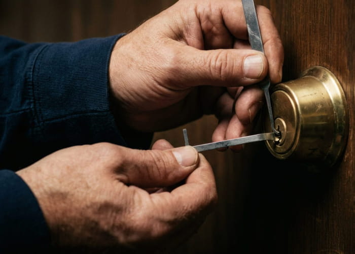 Apartment house lockout in Portland