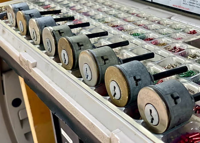 Multiple lock rekeying in Portland