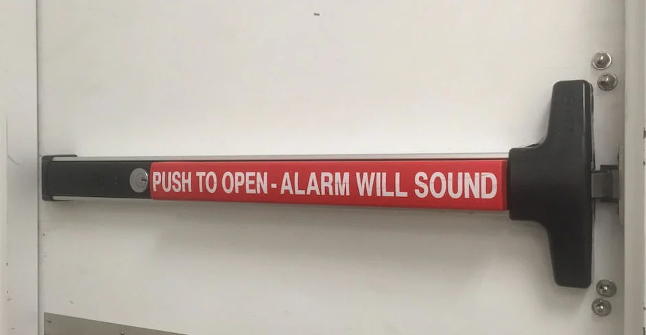 Portland locksmith panic bar installation